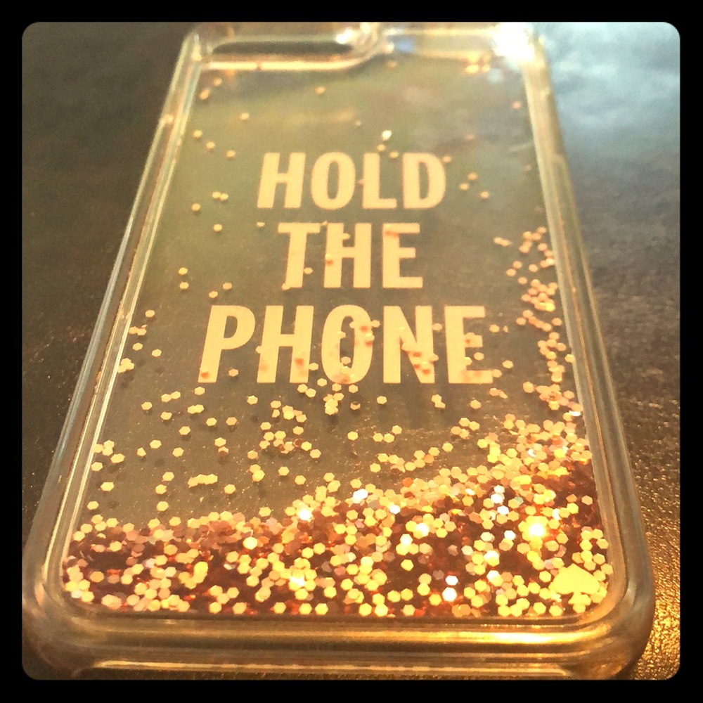 iPhone 7 Plus Kate Spade glitter phone case